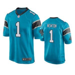 Cam Newton Jersey Blue 1