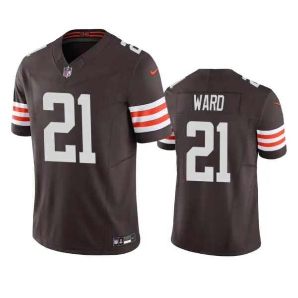 Denzel Ward Jersey Brown Vapor 21