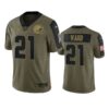 Denzel Ward Jersey Olive 21