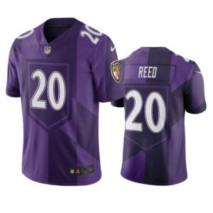 Ed Reed Jersey Purple 20