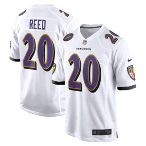 Ed Reed Jersey White 20