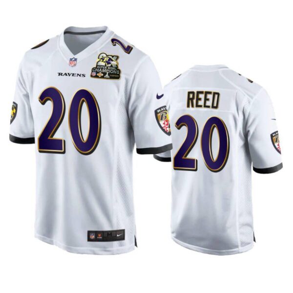 Ed Reed Jersey White 20