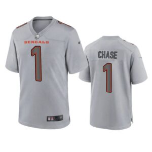 Ja’Marr Chase Jersey Gray 1