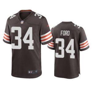 Jerome Ford Jersey Brown 34
