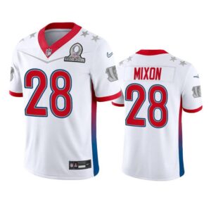 Joe Mixon Jersey White 28