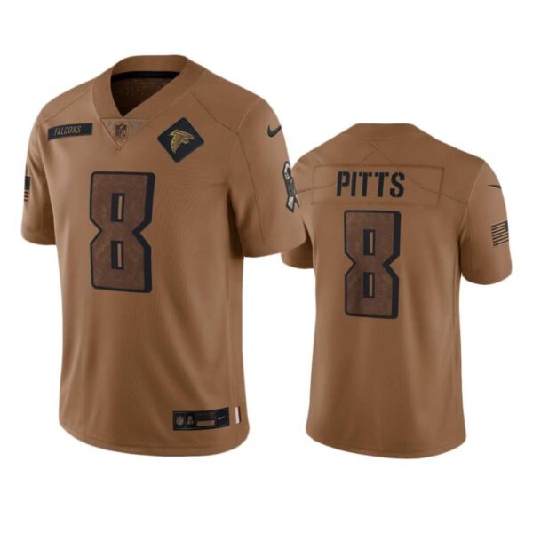 Kyle Pitts Jersey Brown 8