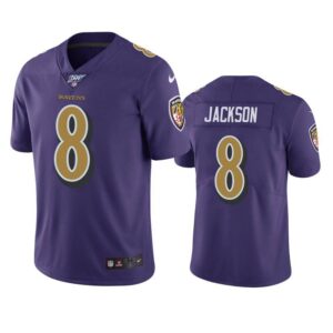 Lamar Jackson Jersey Purple 8