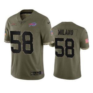 Matt Milano Jersey Olive 58