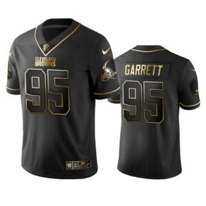 Myles Garrett Jersey Black Golden95