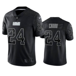 Nick Chubb Jersey Black 24