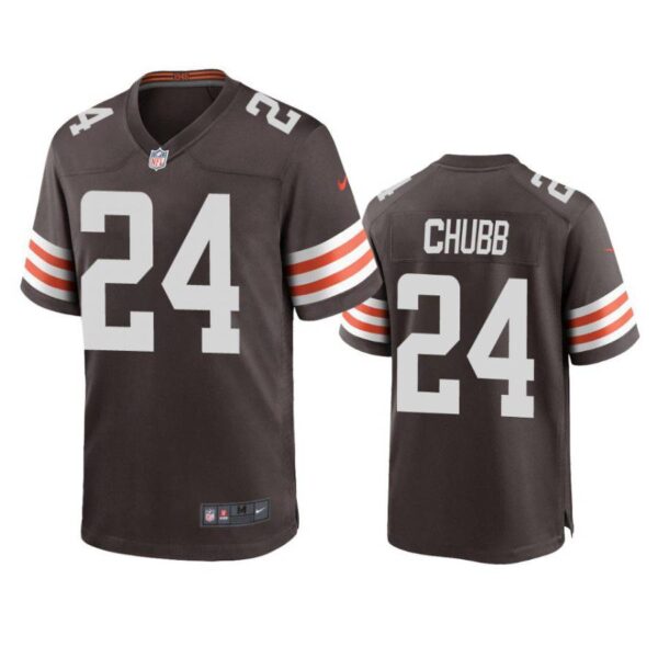 Nick Chubb Jersey Brown 24