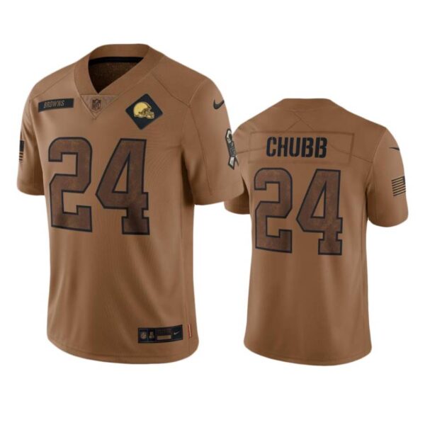 Nick Chubb Jersey Brown 24