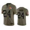 Nick Chubb Jersey Olive 24