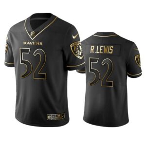 Ray Lewis Jersey Gold 52