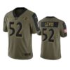 Ray Lewis Jersey Olive Limited 52