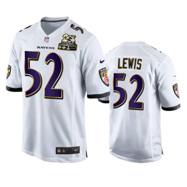 Ray Lewis Jersey White 52