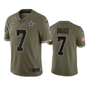 Trevon Diggs Jersey Olive 7