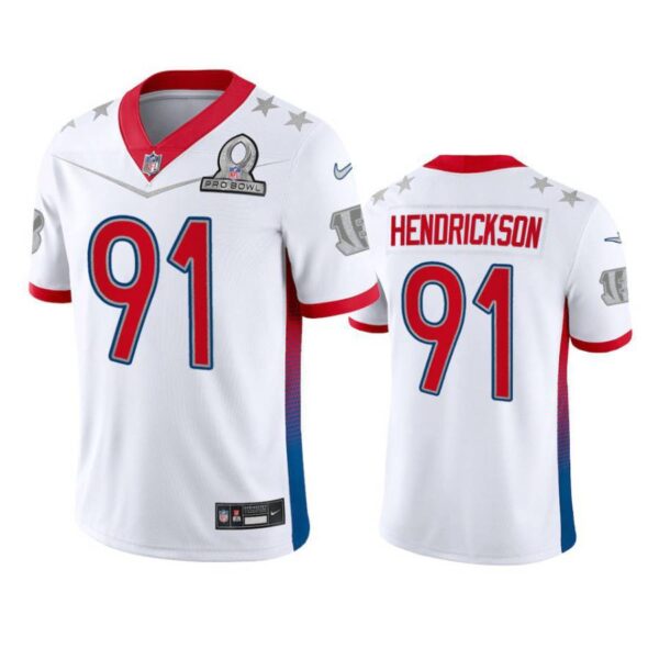 Trey Hendrickson Jersey White 91