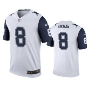 Troy Aikman Jersey White 8