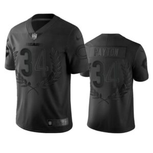 Walter Payton Jersey Black 34