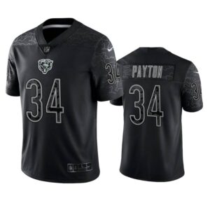 Walter Payton Jersey Black 34