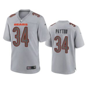 Walter Payton Jersey Gray 34