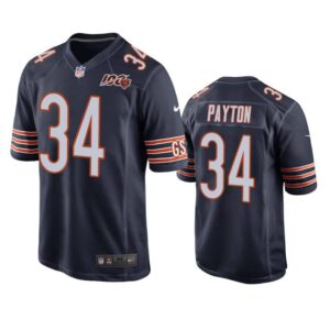 Walter Payton Jersey Navy 34