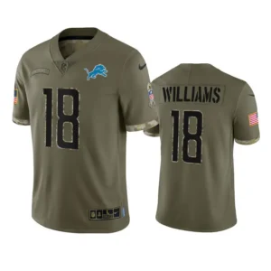 Jameson Williams Jersey Olive 18