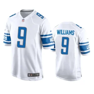 Jameson Williams Jersey White 9