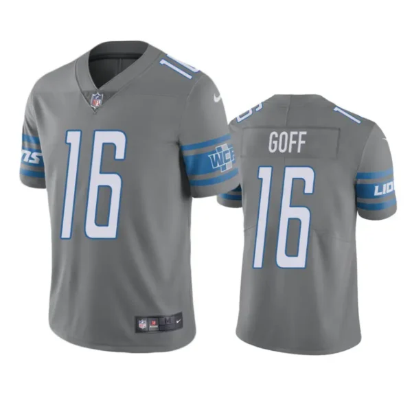 Jared Goff Jersey Silver 16