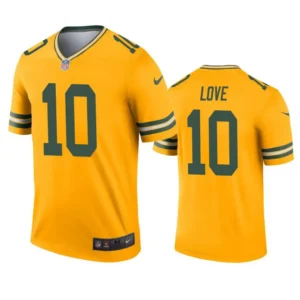 Jordan Love Jersey Gold 10