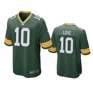 Jordan Love Jersey Green 10