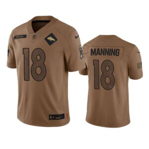 Peyton Manning Jersey Brown 18