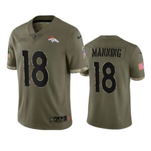 Peyton Manning Jersey Olive 18