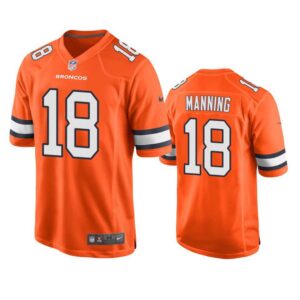 Peyton Manning Jersey Orange 18