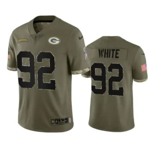 Reggie White Jersey Olive 92