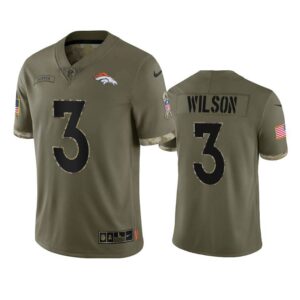 Russell Wilson Jersey Olive 3