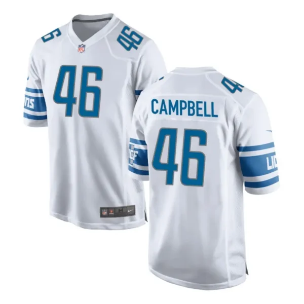 Jack Campbell Jersey White