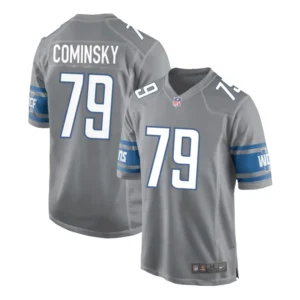 John Cominsky Jersey Gray