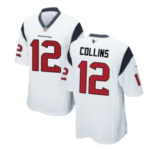 Nico Collins Jersey White