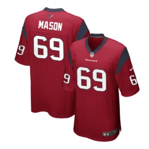 Shaq Mason Jersey Red