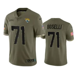 Tony Boselli Jersey Olive