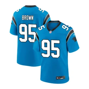 Derrick Brown Jersey Blue