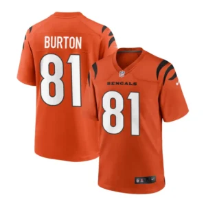 Jermaine Burton Jersey Orange