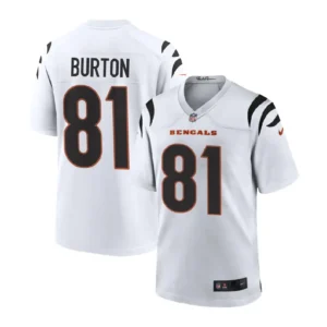 Jermaine Burton Jersey White 