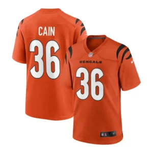 Noah Cain Jersey Orange