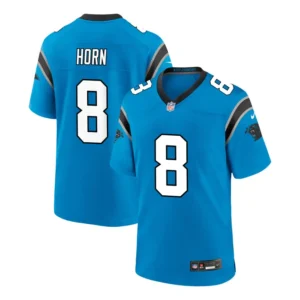 Jaycee Horn Jersey Blue